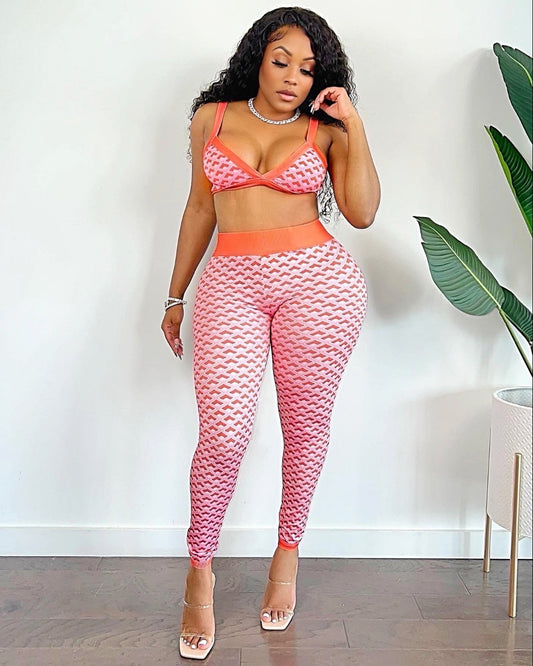 Tangerine Baddie Set