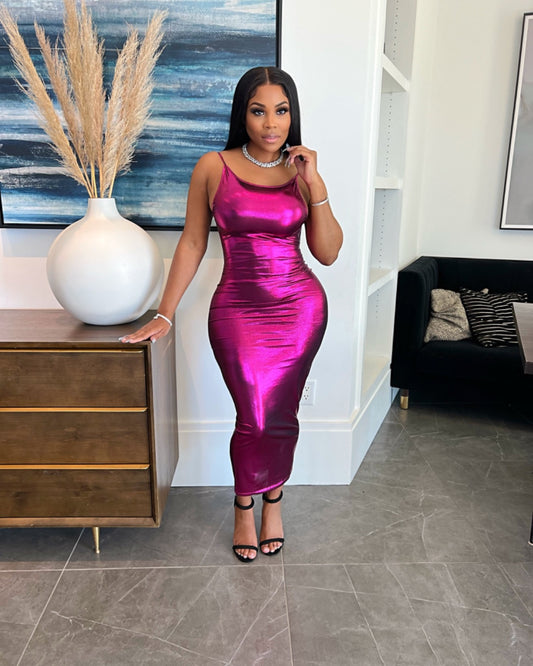 Pink lady dress