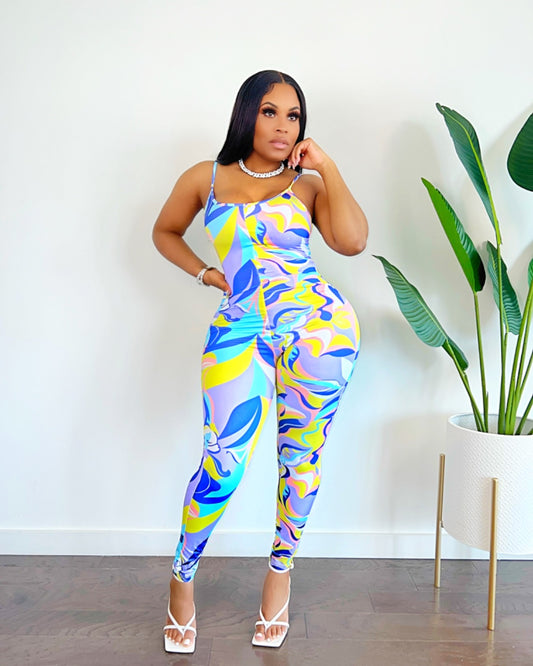 Swirled Jumpsuit